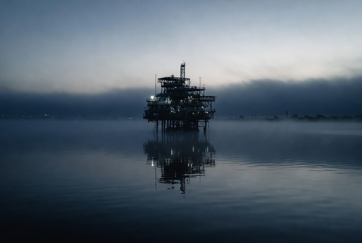 Plataforma sobre el Lago de Maracaibo